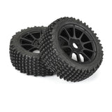 Proline 1/8 Gladiator M2 Fr/Rr Buggy Tires Mounted 17mm Black Mach 1
