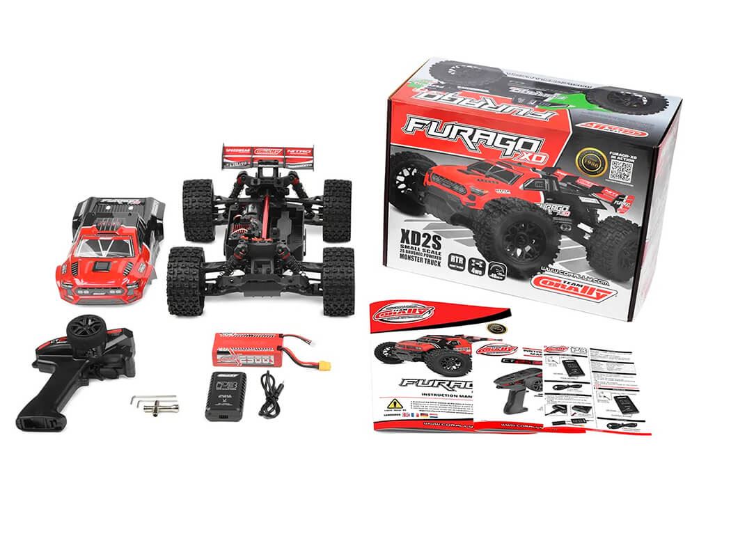 Corally Furago Xd Rtr Truck - Red