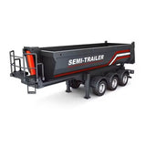 Huina Black Truck Trailer For 1501 Scania Cabs
