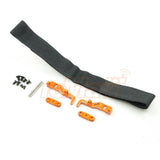 Yeah Racing Aluminum Adjustable Lipo Battery Mount For XRAY T4 Orange
