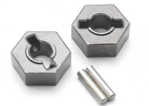 TRAXXAS Wheel hubs, hex (steel)