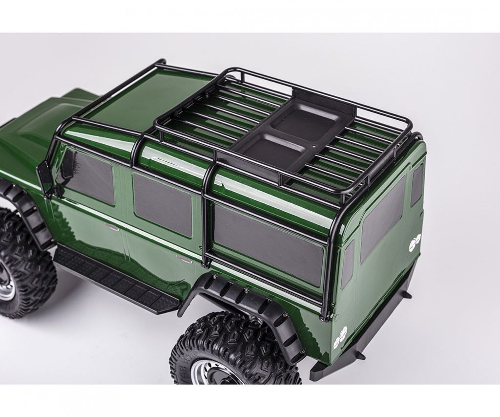 Carson 1:8 Land Rover Defender.100%RTR British green