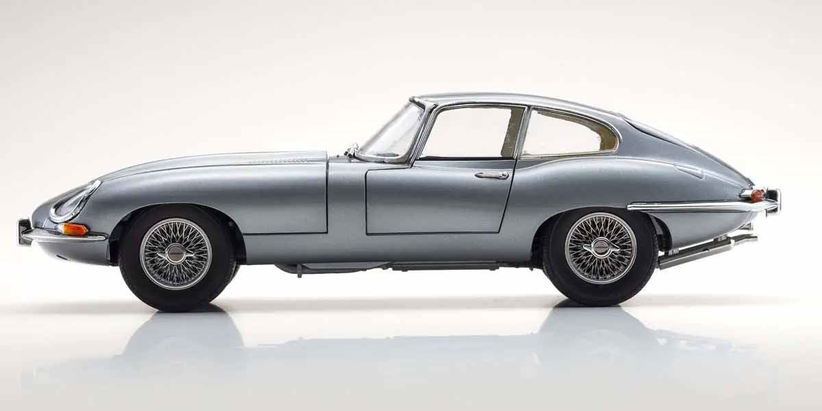 Kyosho 1:18 Jaguar E-Type 3.8L Coupe Mk1 1961 Gun Metal