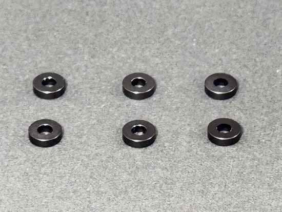 Amr Gun Metal Anodized Washer 3X7X2Mm (6)