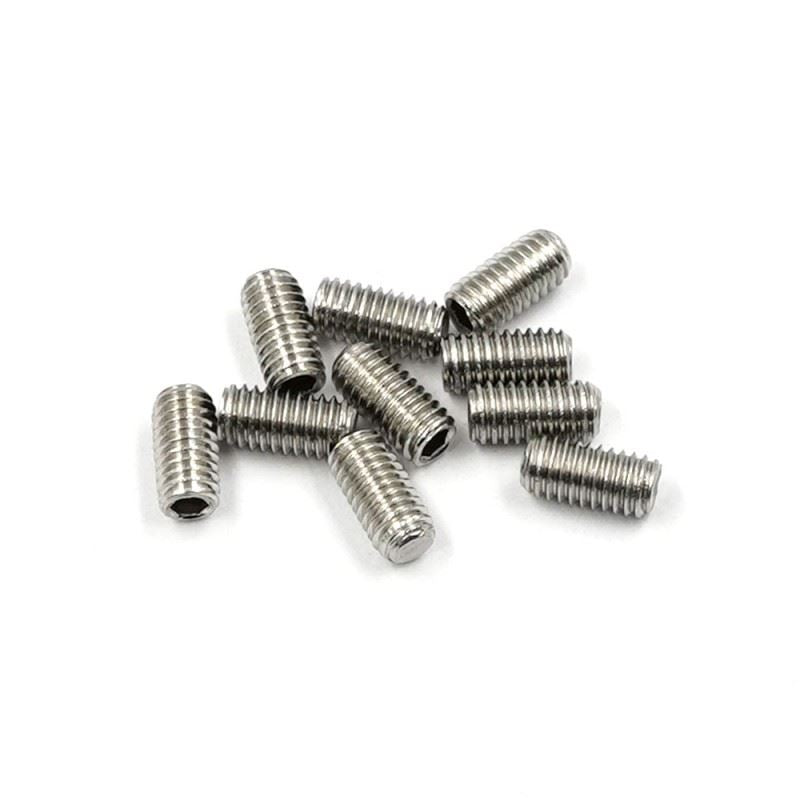 Yeah Racing Stainless Steel M3x6mm Hex Socket Screws 10 pcs