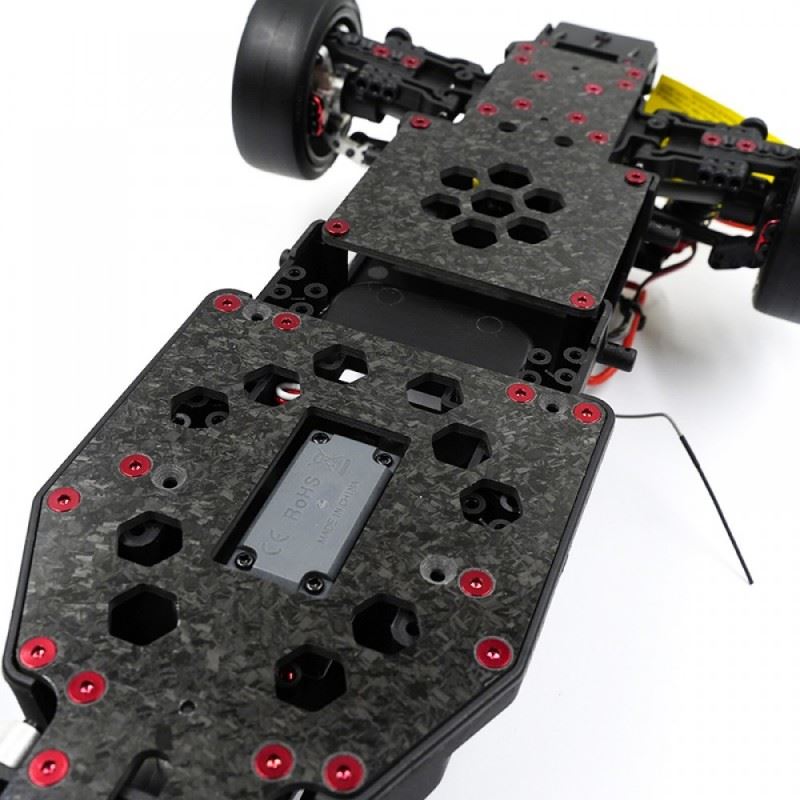 Yeah Racing Graphite 2.5Mm Chassis (Forged) For Kyosho Fazer D2 Fzd2