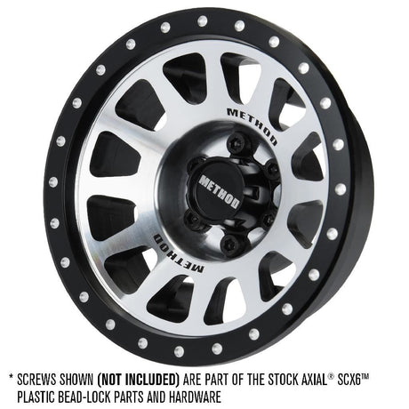 Proline 1/6 Method 305 Alum F/R 2.9In +2 Offset Scx6 Wheel Faces (2)