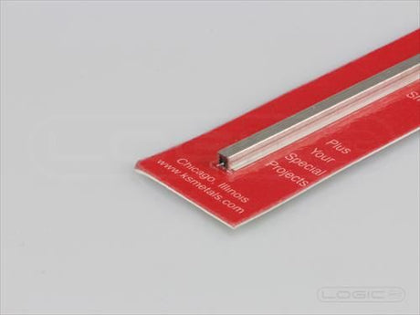 KS 12" Square Aluminium Tube 1/8" (Pk1) .014 Wall