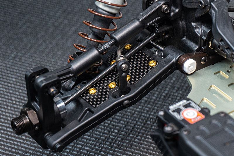 Koswork Carbon 1.5Mm Rear Arm Stiffener Set For Inferno Mp11