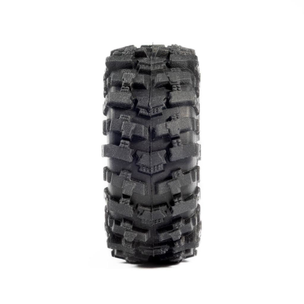Pro-Line 1/30 Baja Pro X Front/Rear Mounted Chrome Beast Tires (4): A