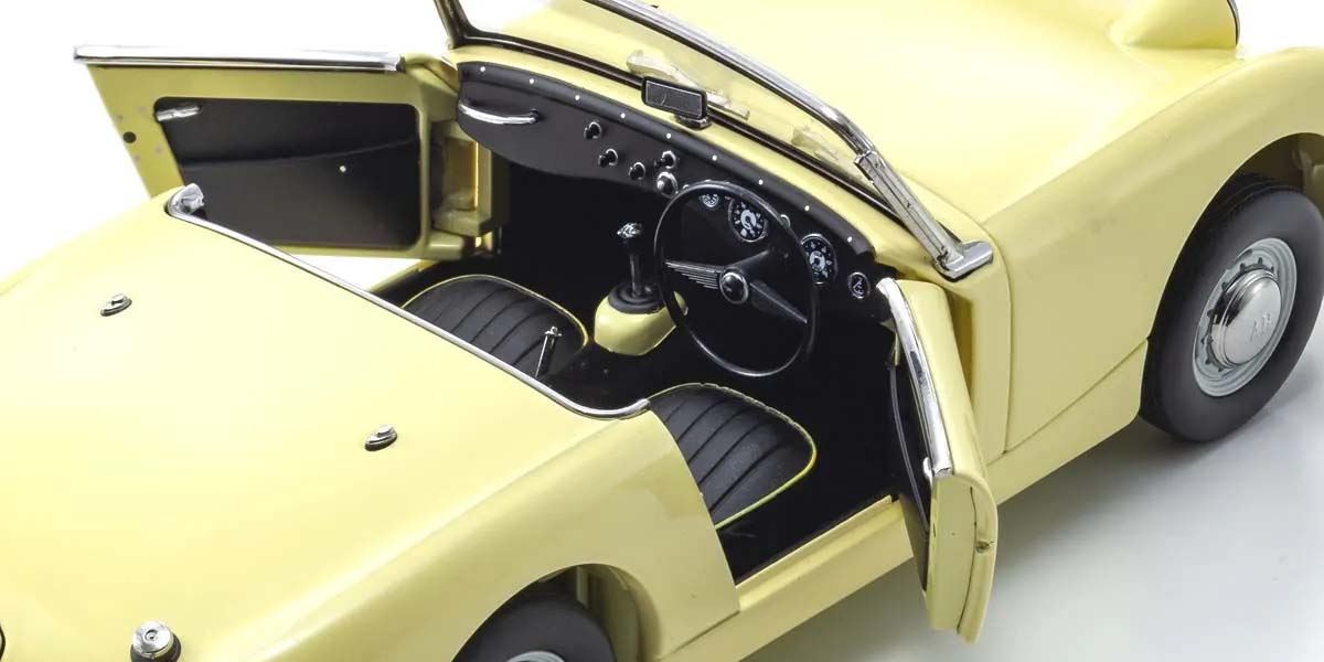 Kyosho 1:18 Austin Healey Sprite 1958 Primrose Yellow