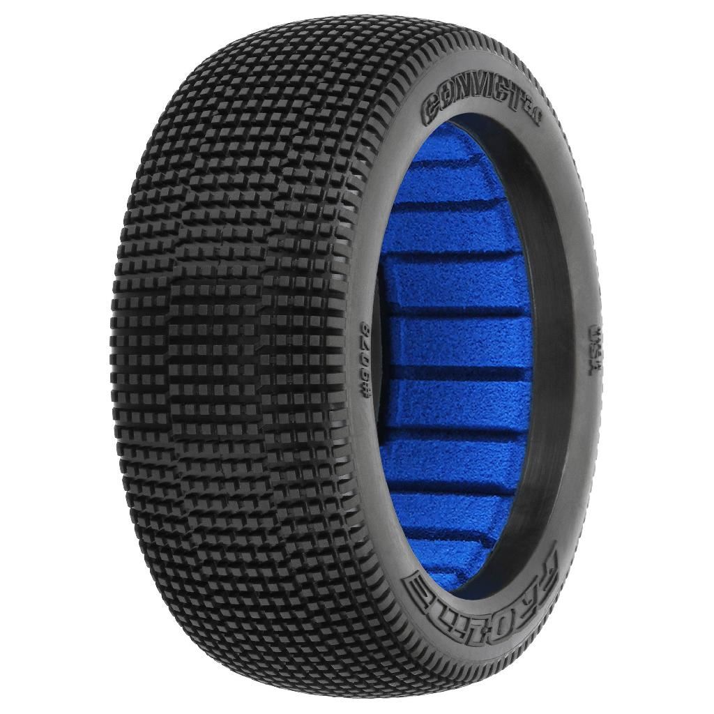 Pro 1/8 Convict 2.0 S4 Front/Rear Off-Road Buggy Tires (2)