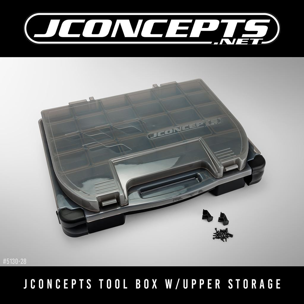 Tool Box W/Upper Storage Black /Smoke Grey