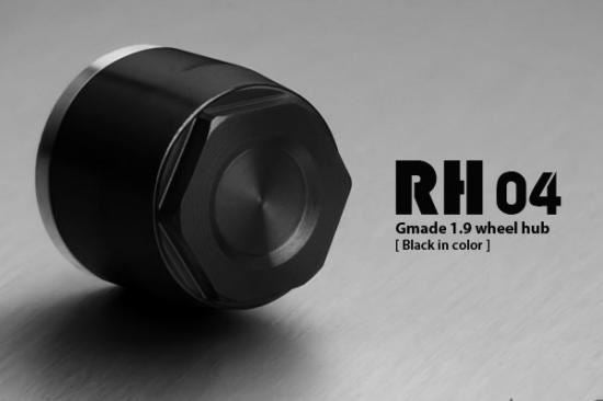GMADE 1.9 RH04 WHEEL HUBS BLACK (4)
