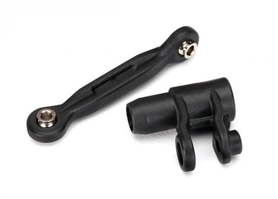 TRAXXAS Servo horn, steering/linkage, steering (46mm, w/pivot balls)