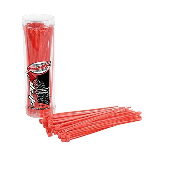 Corally Strapit Cable Tie Wraps Red 2.5X100mm 50 Pcs