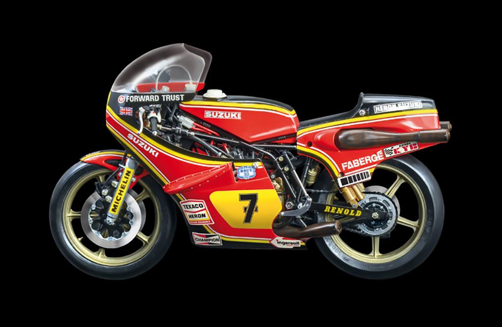 Italeri Suzuki RG 500 XR27 Team Heron Barry Sheene 1978