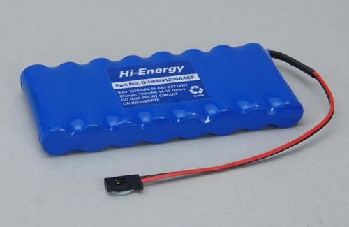 Hi-Energy 9.6V 1200mAh Ni-MH Tx Pk Flat Approx. Size 110mm*50mm*15mm 190g