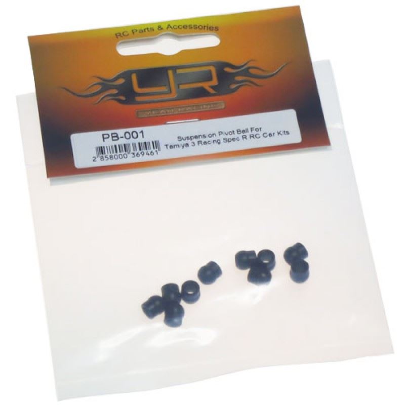 Yeah Racing Suspension Pivot Ball (10 pcs) For Tamiya 3 Racing Spec R RC Car Kits