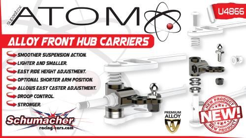 Schumacher Alloy Hub Carriers - Atom