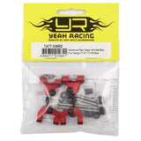 Yeah Racing Aluminum Rear Upper Arm Set For Tamiya TT-01 TT-01E Red