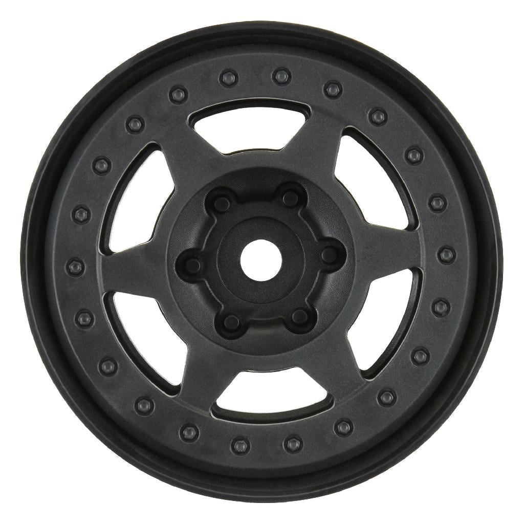 Proline 1/10 Holcomb F/R 1.9In 12mm Crawler Bead-Loc Wheels (2) Black