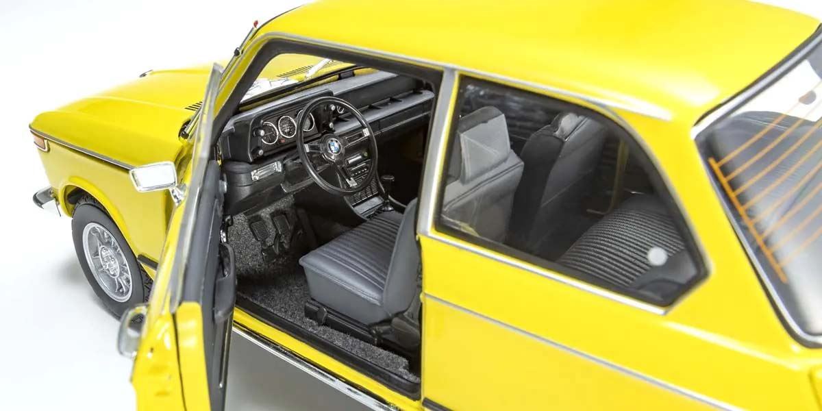 Kyosho 1:18 Bmw 2002 Tii 1972 Yellow