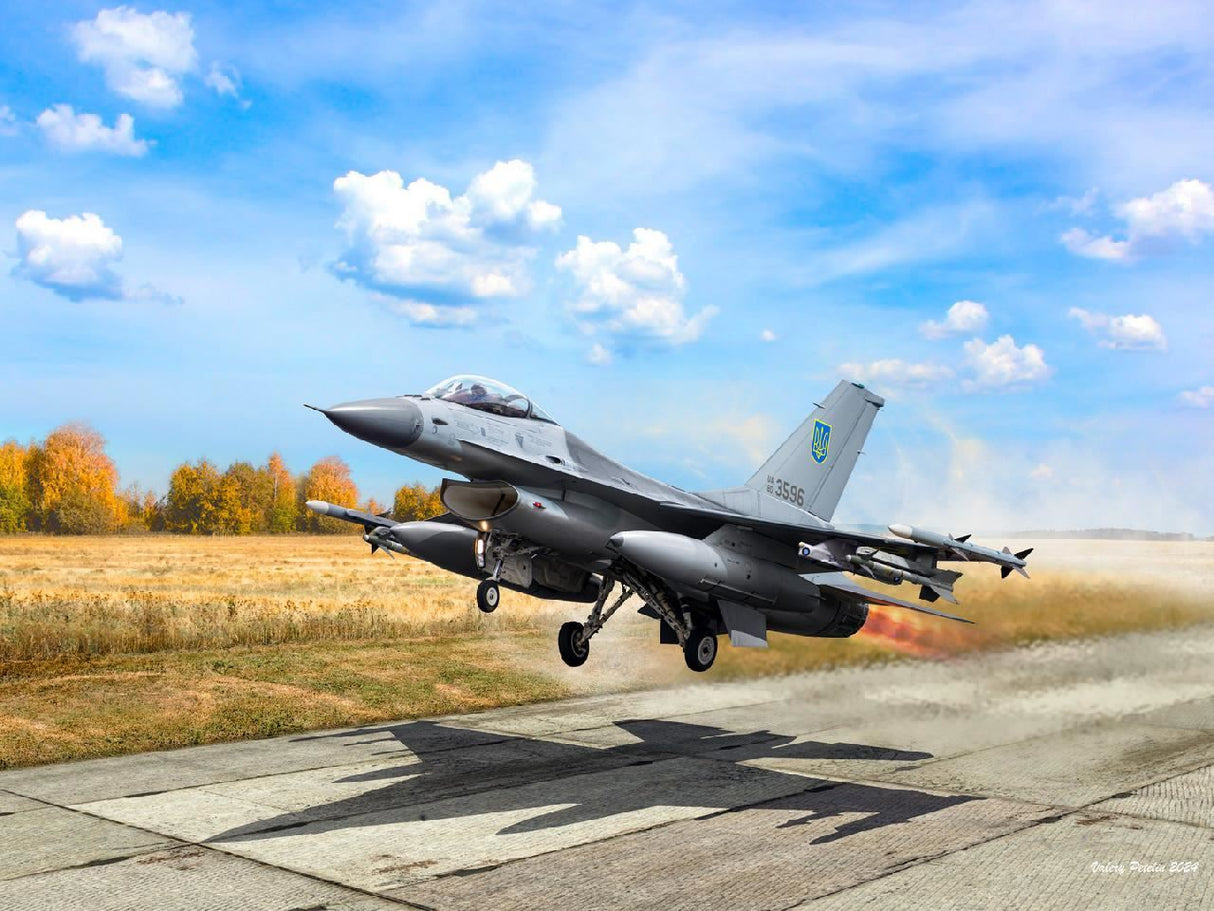 Icm F-16Am Of Ukrainian Air Forces With Pag-14