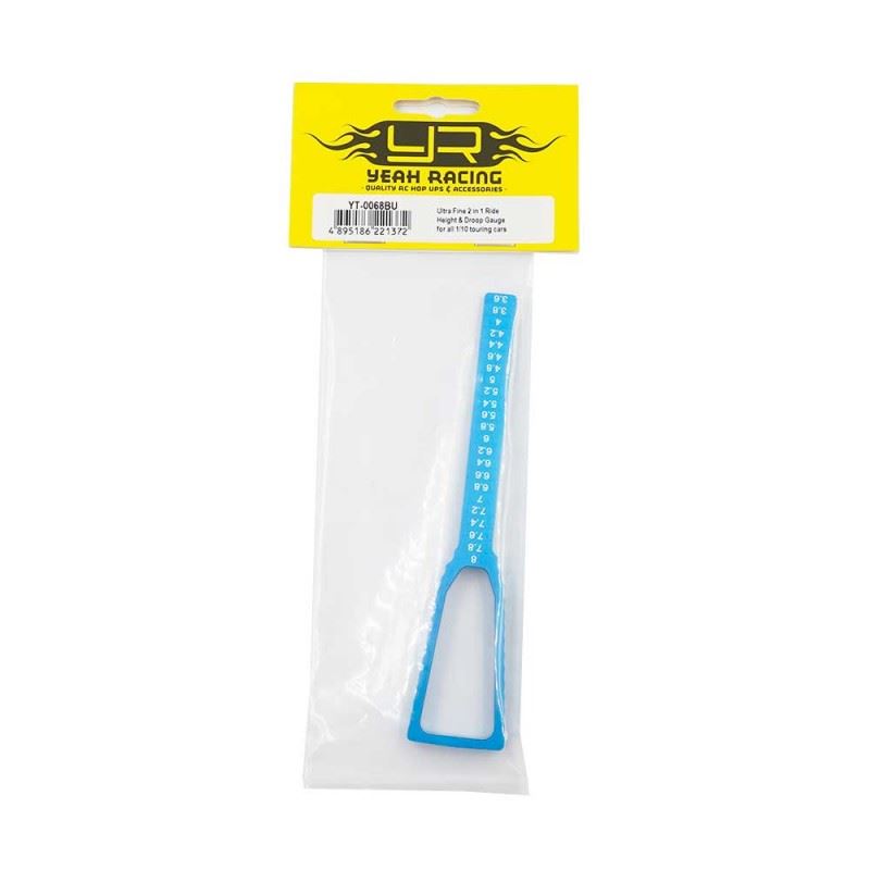 Yeah Racing Ultra Fine 2 in 1 Ride Height & Droop Gauge for all 1/10 touring cars