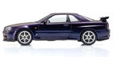 Kyosho 1:43 Nissan Skyline R34 Gt-R V-Spec Midnight Purple Iii