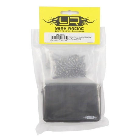 Yeah Racing Titanium Screw Assorted Set w/Box For Tamiya MF-01X