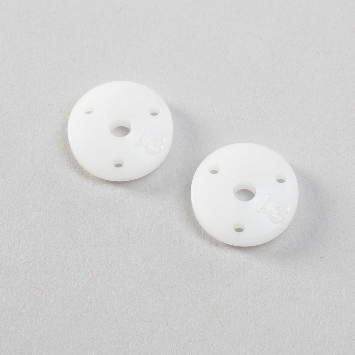 TLR Machined Shock Pistons, Thin, 3 x 1.3mm, G3 (2)