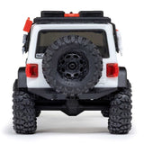Axial 1/30 Scx30 Jeep Wrangler Jlu 4X4 Rtrrock Crawler White