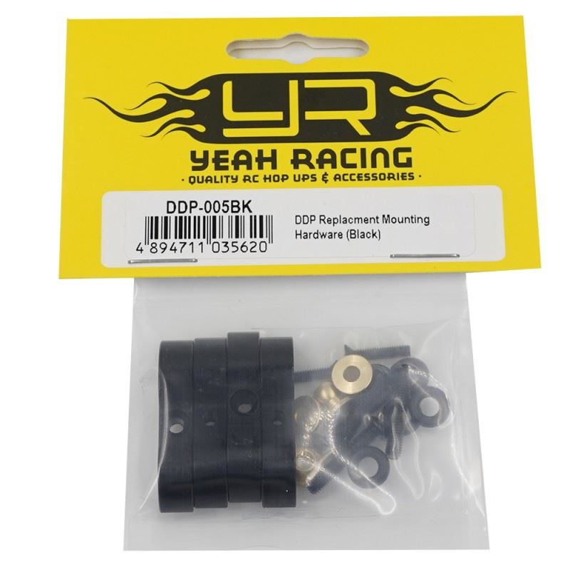 Yeah Racing DDP Replacment Mounting Hardware (Black)