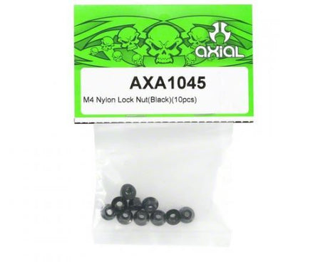 AXIAL Nylon Locknut M4 Black (10)