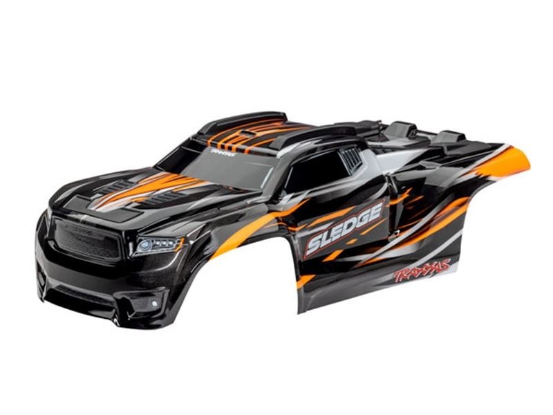 Traxxas Sledge Painted Bodyshell Set - Orange
