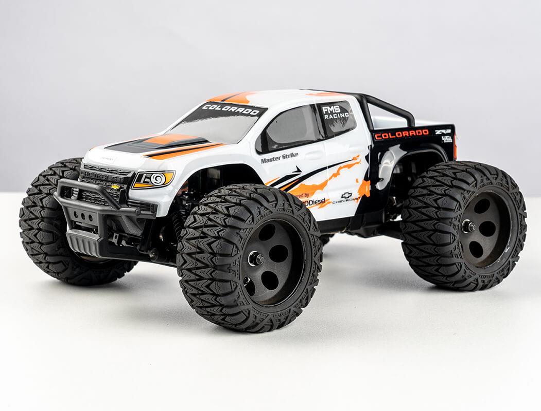 FMS FMT24 1/24TH CHEVROLET COLORADO TRUCK RTR - WHITE