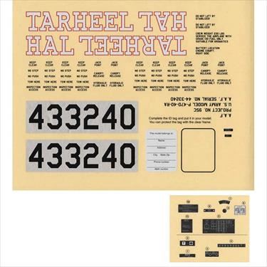 TOPFLITE Decals Giant P-47 ARF