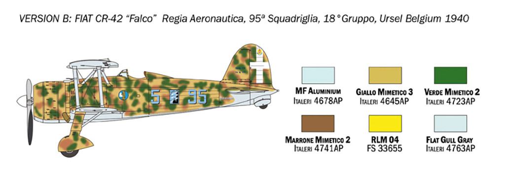 Italeri CR 42 Falco - Battle of Britain 80th Anniv