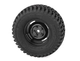 Rc4Wd 1.9  Landies Vintage Stamped Steel B/Lock Wheels Black
