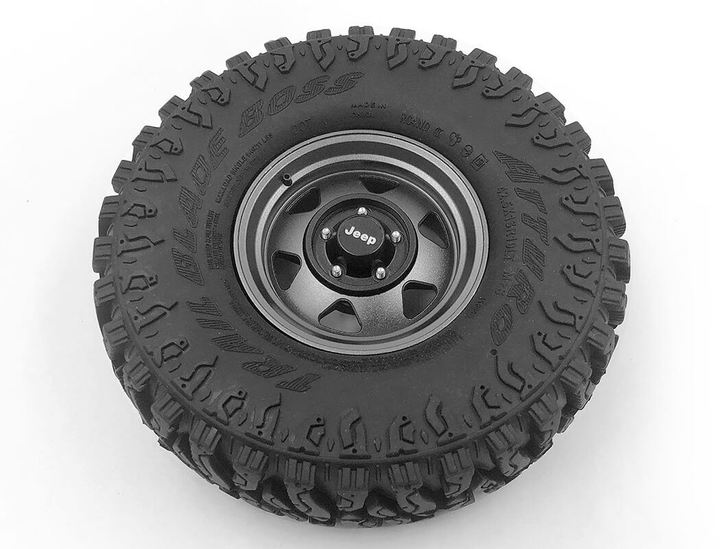 RC4WD OEM XJ 1.9  BEADLOCK WHEELS (GUNMETAL)
