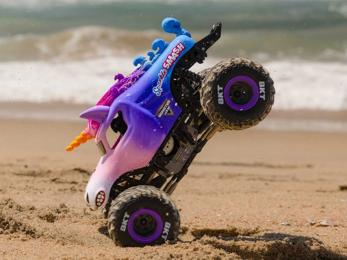 Losi 1/18 Mini Lmt Sparkle Smash 2S 4X4 Rtr Brushed Monster Truck