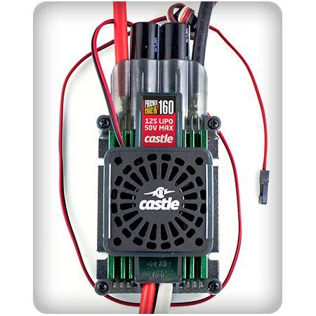 CASTLE Phoenix Edge 160HVF W/Cooling Fan, No Bec (CC12700)