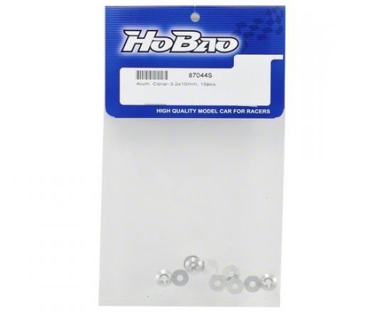 HOBAO ALUM. COLLAR 3.2X10MM (10)