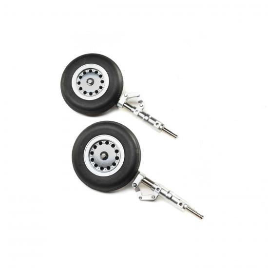 E Flite Main Gear Strut w/Wheel: F-4 Phantom II 80mm EDF