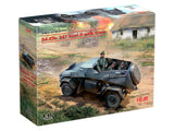 Icm Sd.Kfz. 247 Ausf.B With 3 Crew Figures
