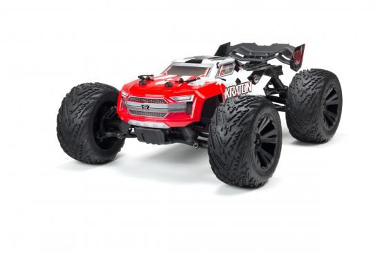 Arrma Kraton 4x4 BLX Painted Decaled Body Red