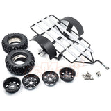 Yeah Racing 1/10 Scale Leaf Sprung Steel Trailer with Hitch Mount For Crawler