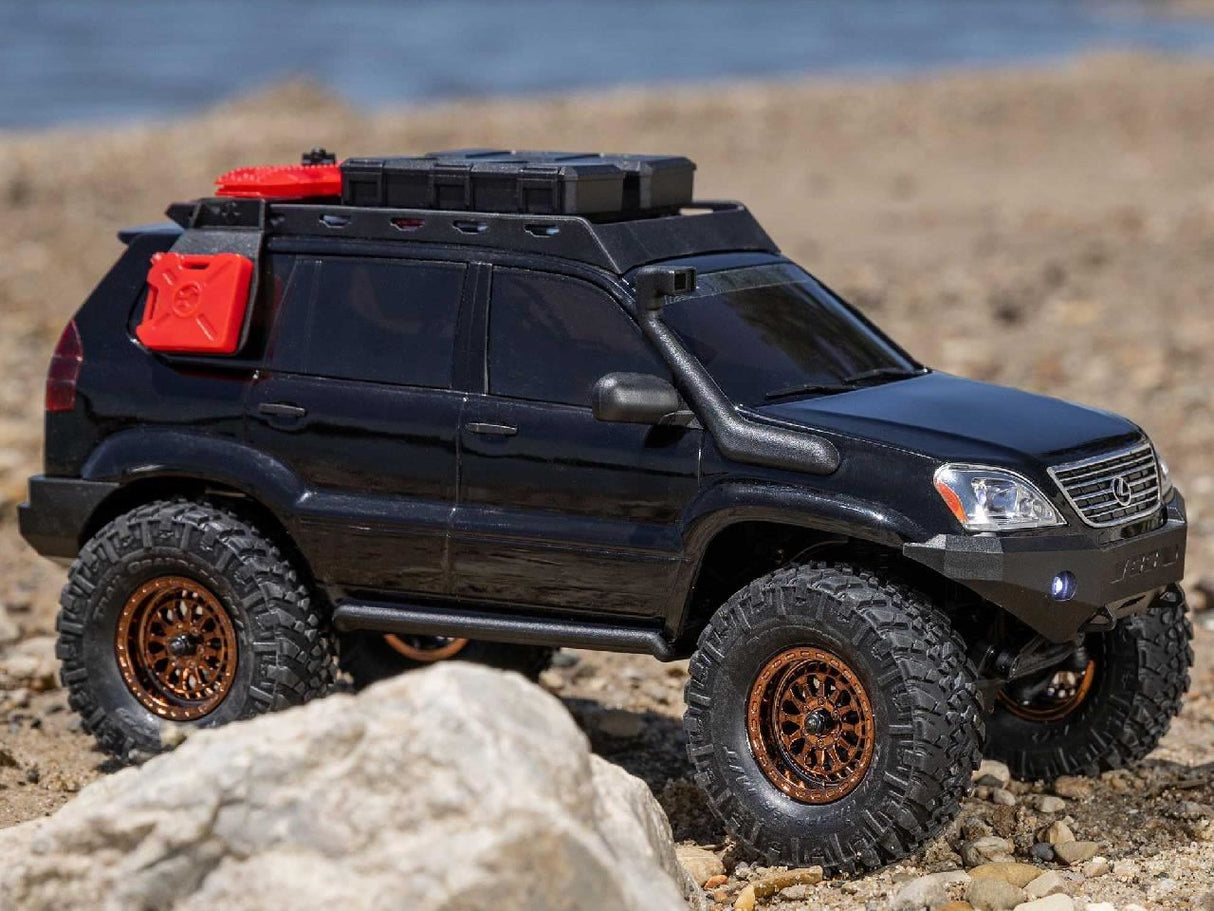Axial 1/24 Scx24 Lexus Gx 470 4X4 Rock Crawler Rtr, Black
