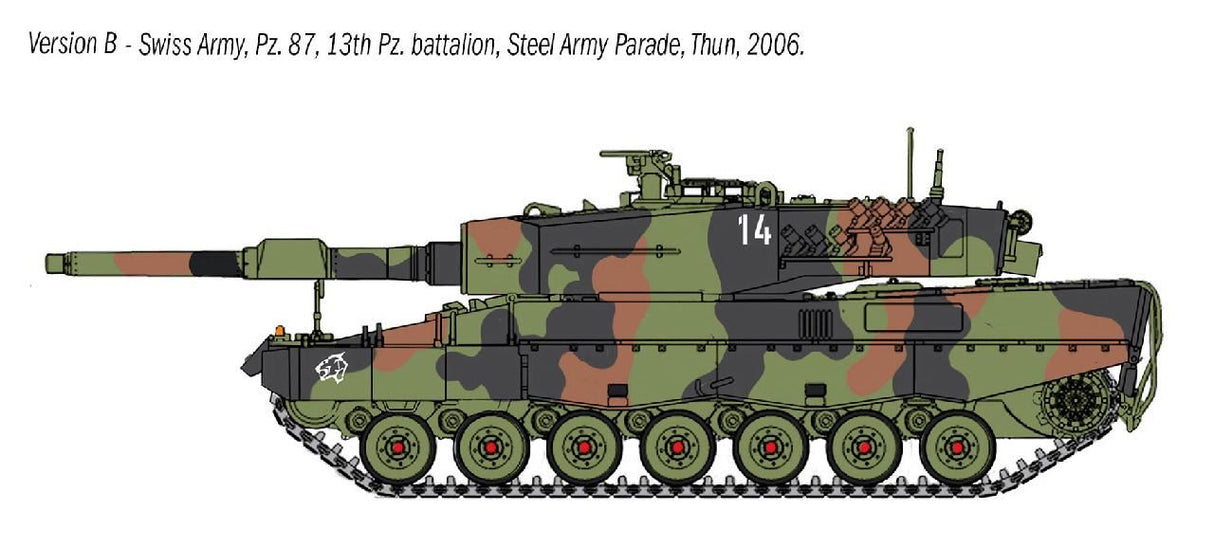 Italeri Leopard 2A4 Tank